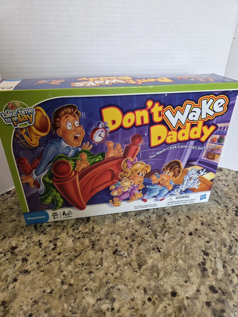Don't Wake Daddy Board Game Hasbro Kids & Family 100% COMPLETE 2011 Preschool 3+